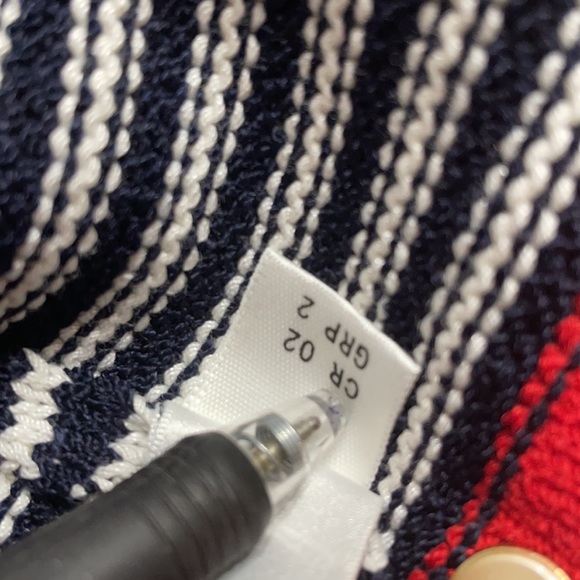 St. John Navy/Classic Red Sweater - Picture 11 of 14